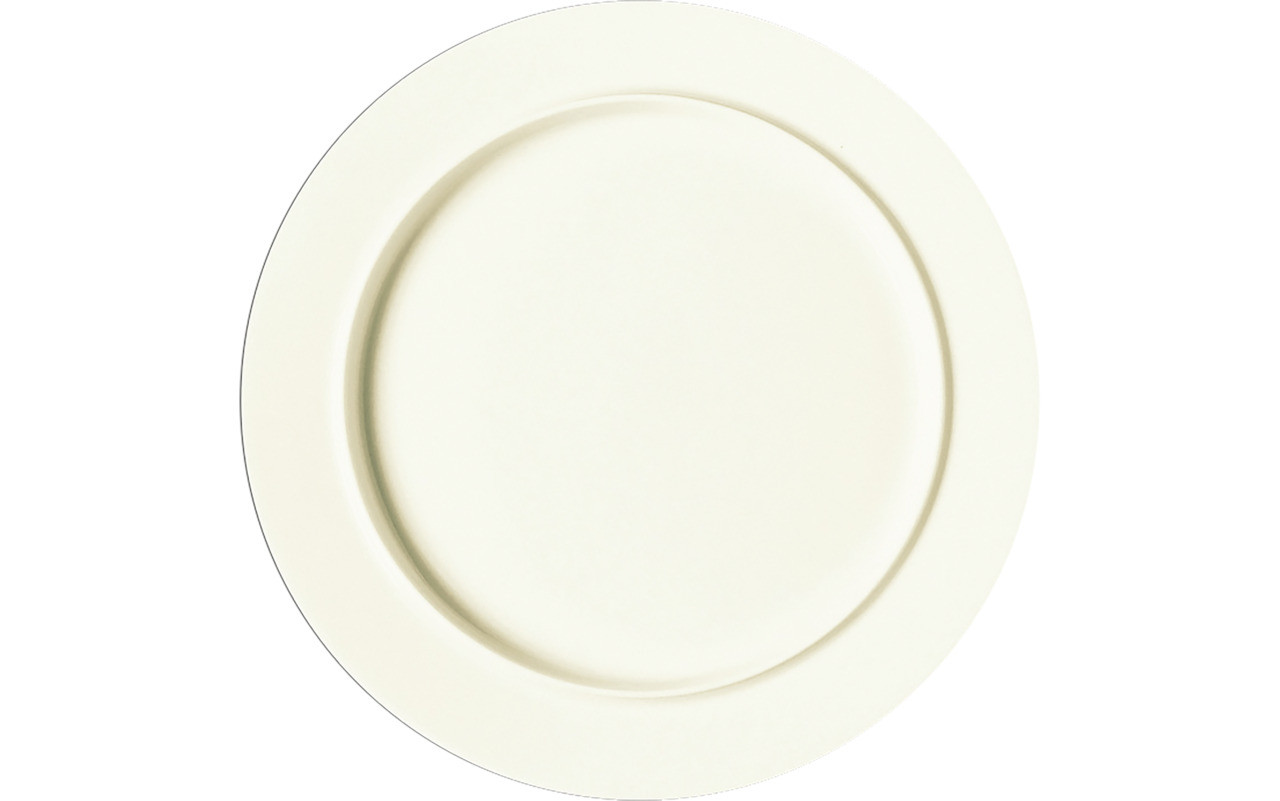 Nordic, Teller flach mit Rand ø 280 mm creme